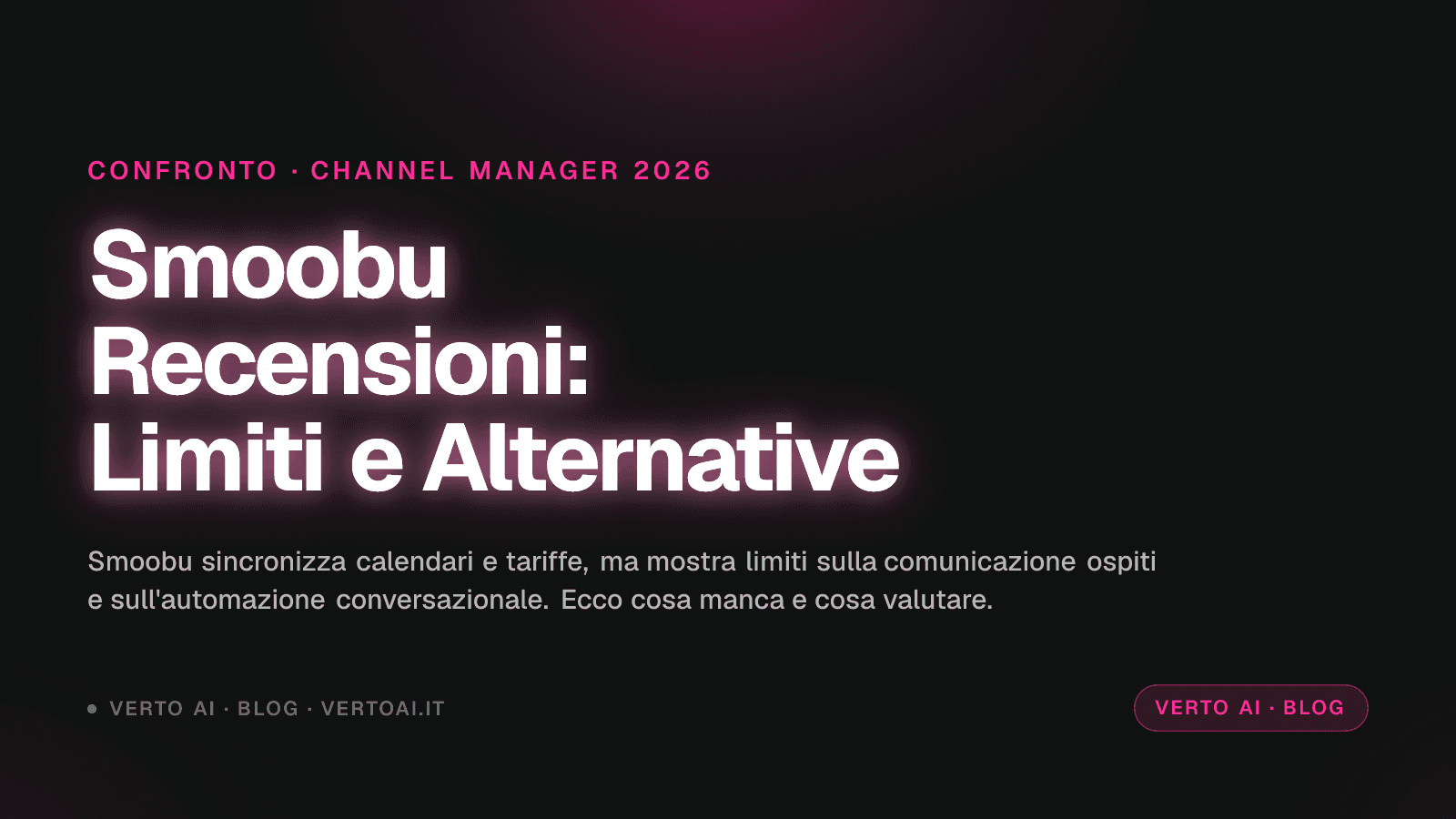 Smoobu recensioni 2026: prezzi, limiti e alternative